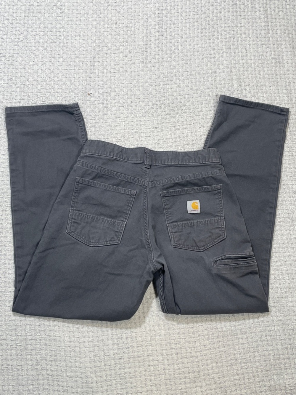 Carhartt Rugged Flex Work Pants Relaxed Fit Cargo Gray Grey Size 30x30